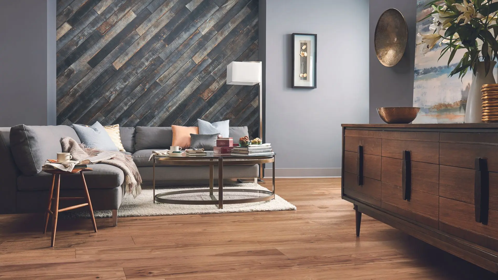 flooring in modern living room